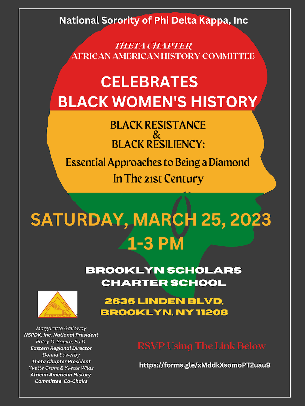 Black Women's History Month Flyer 2023