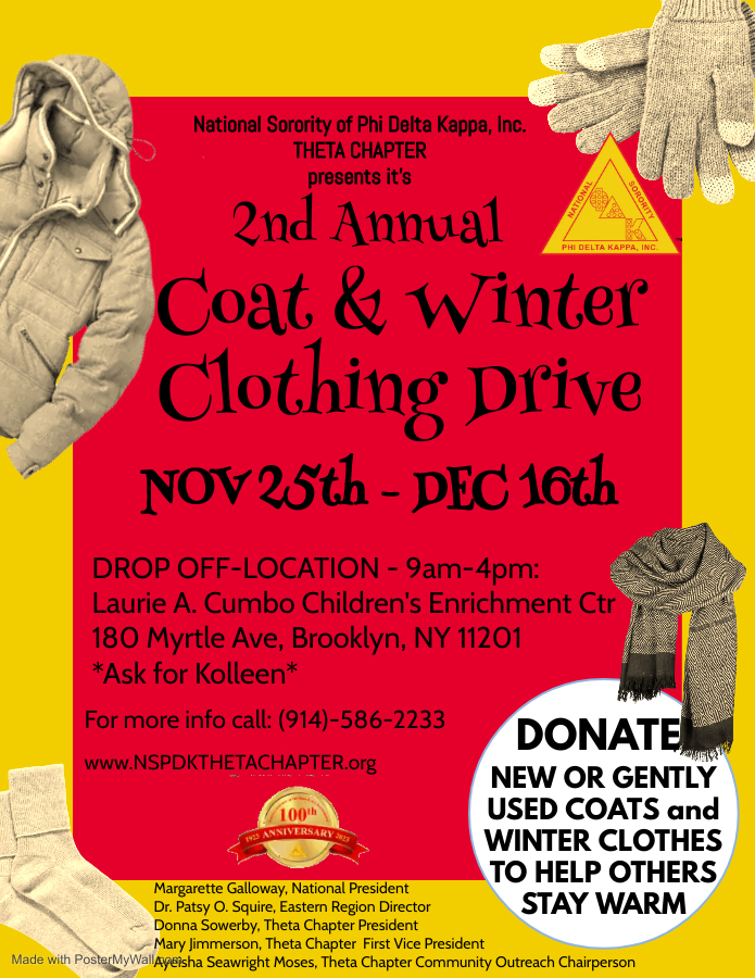 Coat Drive 2022 Flyer