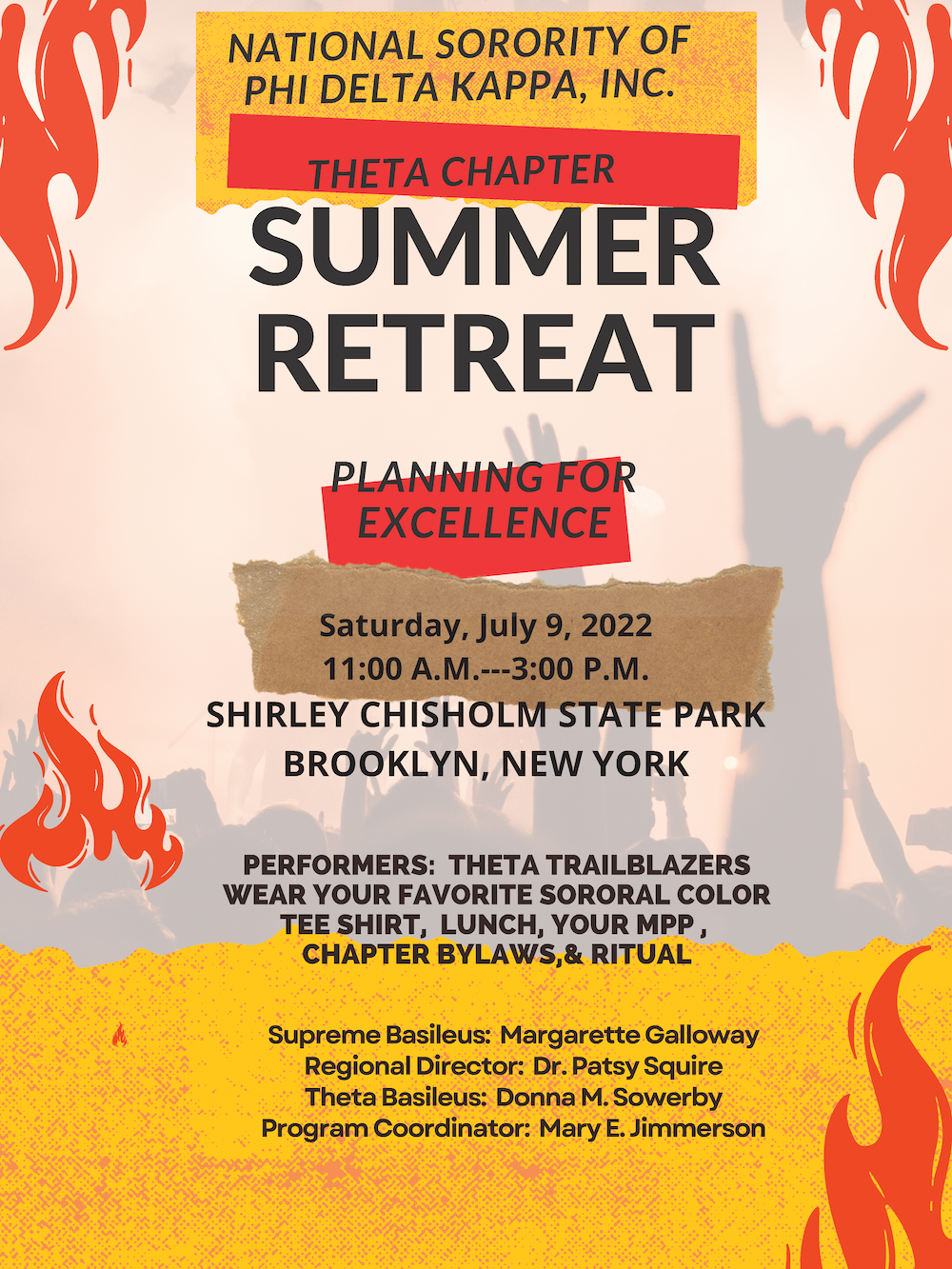 Summer Retreat Flyer