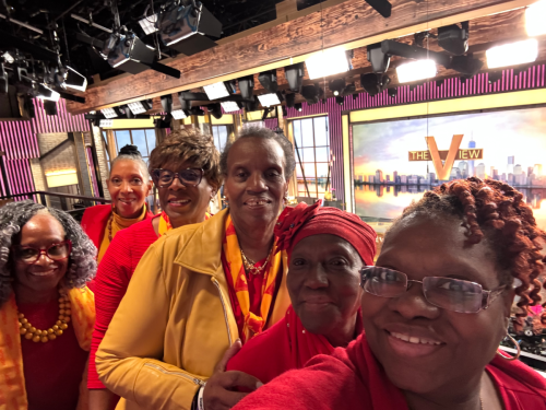 NSPDK Inc Theta Chapter Sorors Attend The TV Show The View's Educators Week May 7 2025
