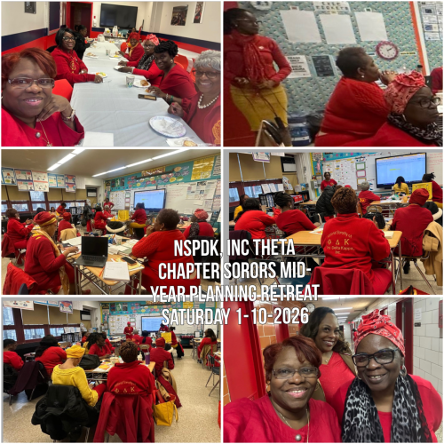 NSPDK, Inc. Theta Chapter Sorors Mid-Year Planning Retreat Saturday 1-10-2026