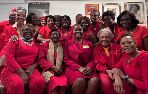 NSPDK, Inc. Theta Chapter Sorors Pose During June 2025 Meeting
